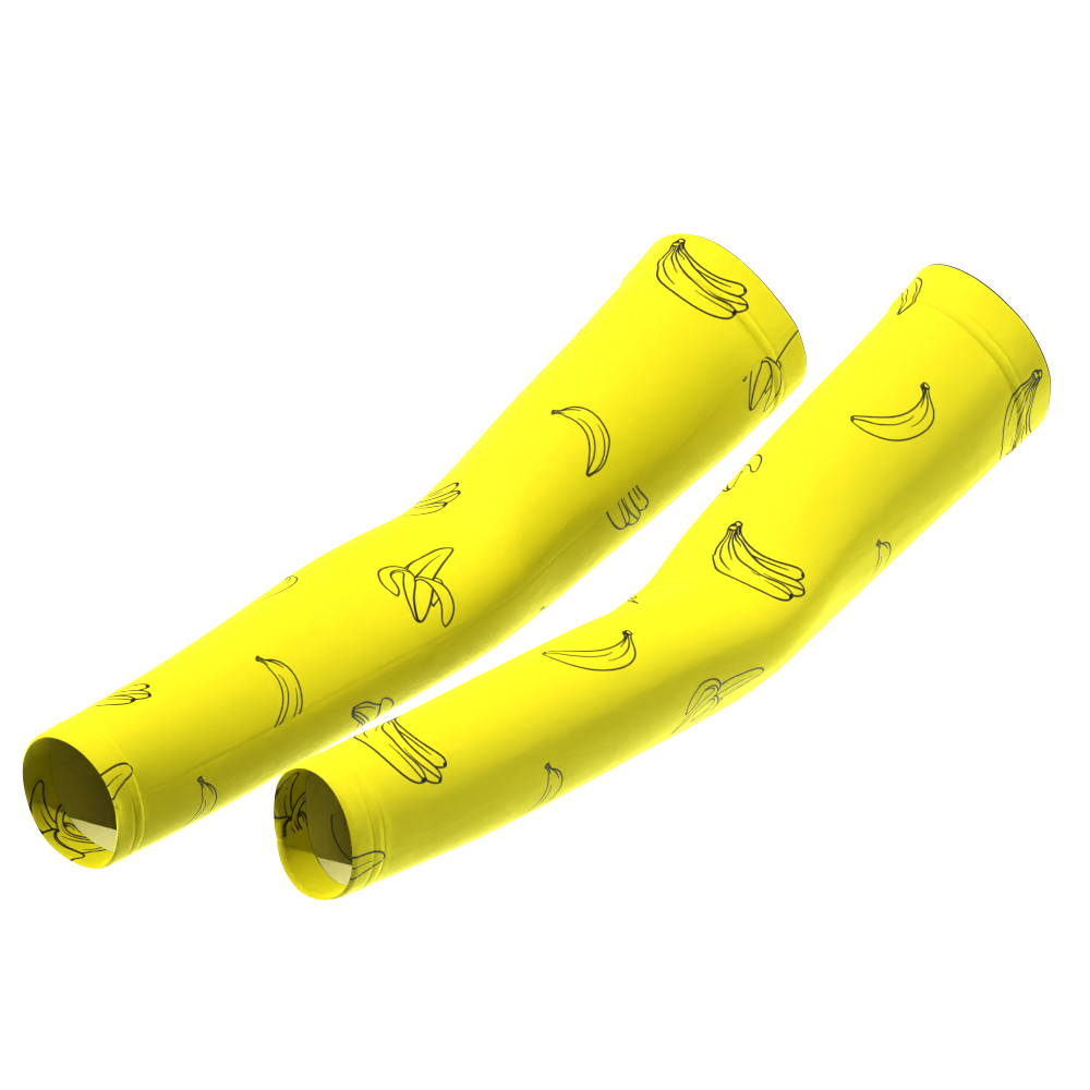 Women's Must Be Bananas QuickDry Cycling Arm Warmers Online Cycling Gear Australia