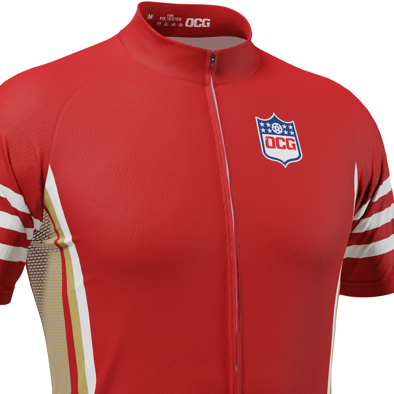 Men's San Francisco Football Short Sleeve Cycling Jersey