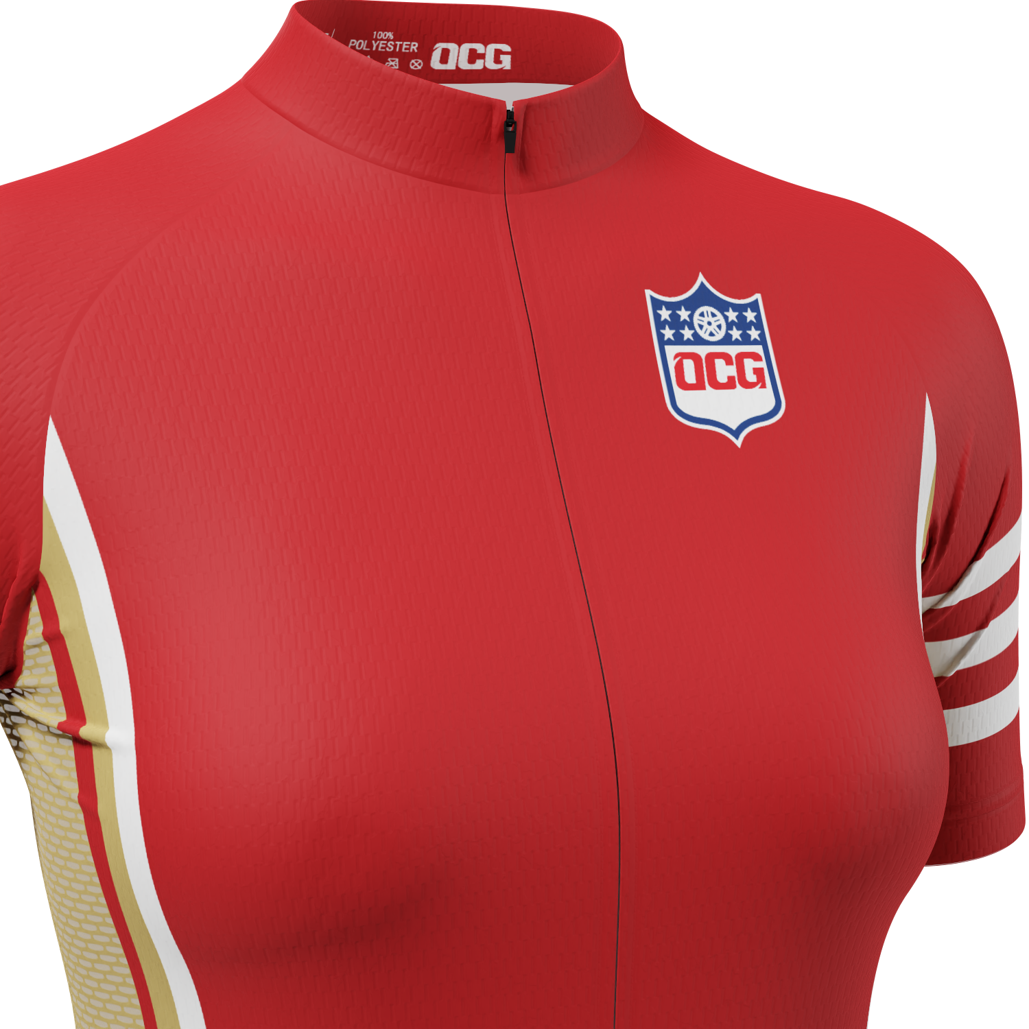 Women's San Francisco Football Short Sleeve Cycling Jersey