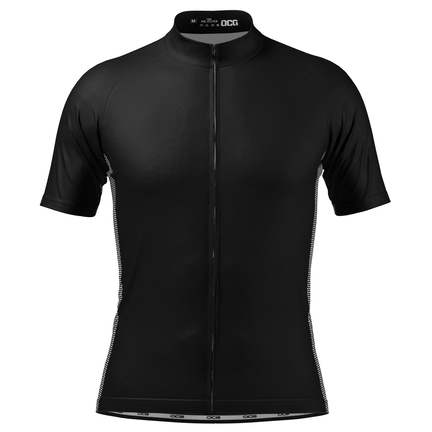 Men s OCG Plain Color Block Short Sleeve Cycling Jersey