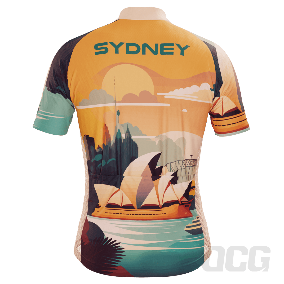 Men's Around The World Sydney Short Sleeve Cycling Jersey Online Cycling Gear Australia