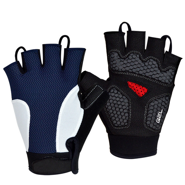 DV Half Tone Fingerless Gel Padded Cycling Gloves-DV Athletic-Online Cycling Gear Australia