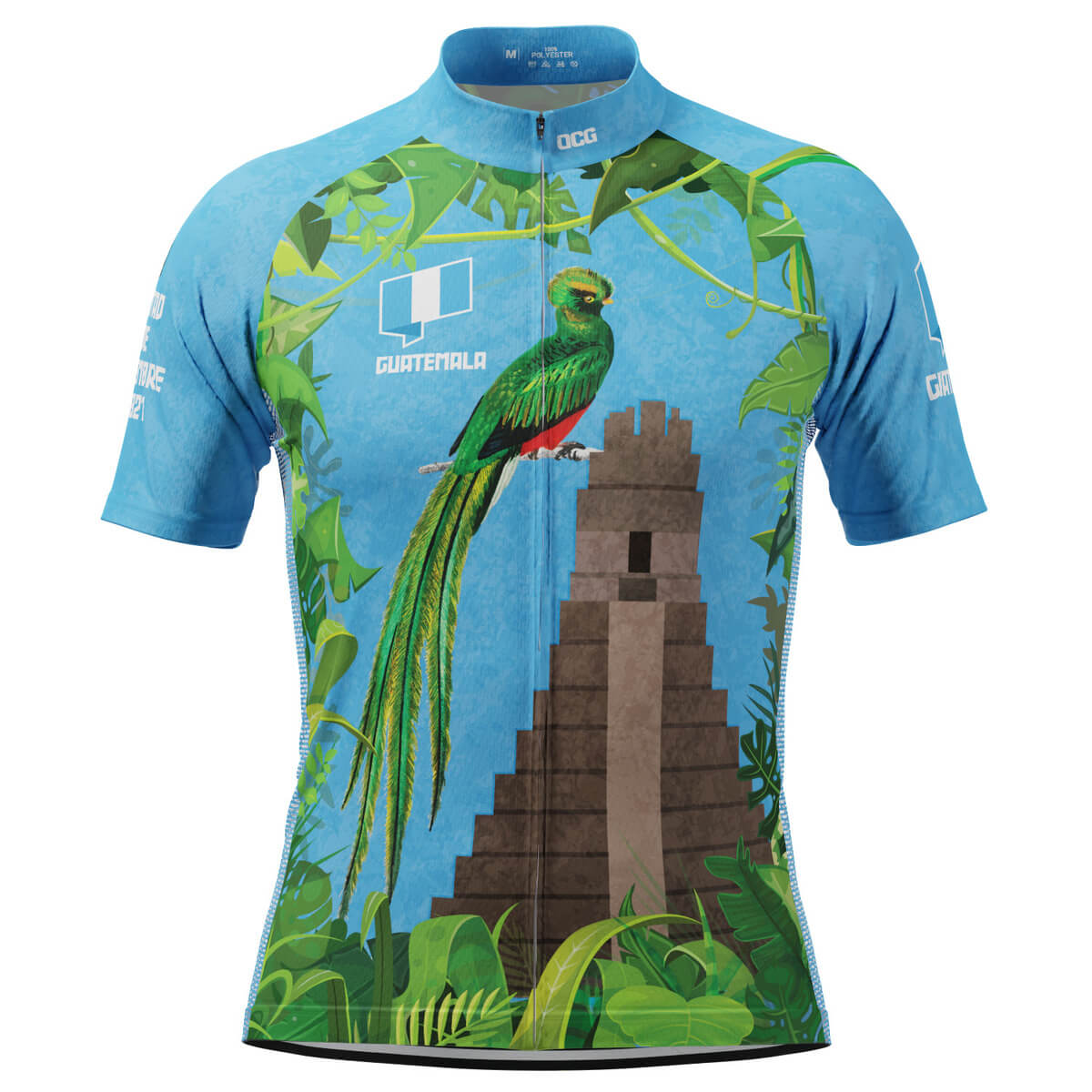 Men s Guatemala Tikal Short Sleeve Cycling Jersey