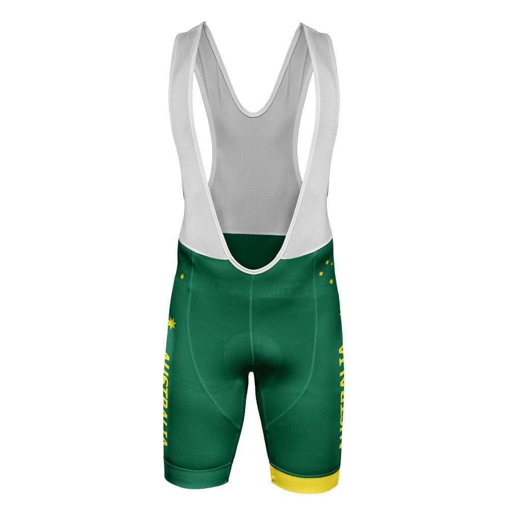 Men's Australia Green & Gold Kangaroo ProBand Cycling Kit Online