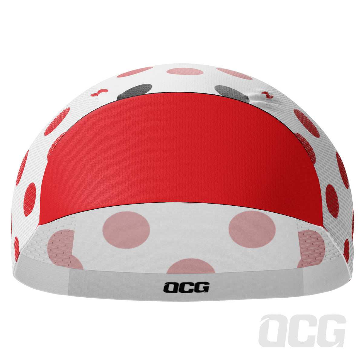 polka dot cycling cap