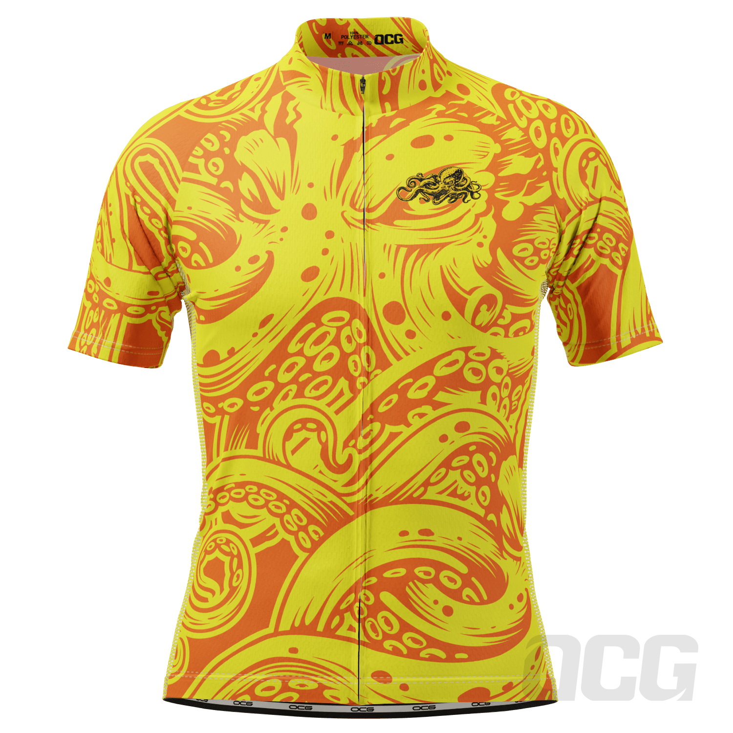 Men's The Black Octopus Short Sleeve Cycling Jersey