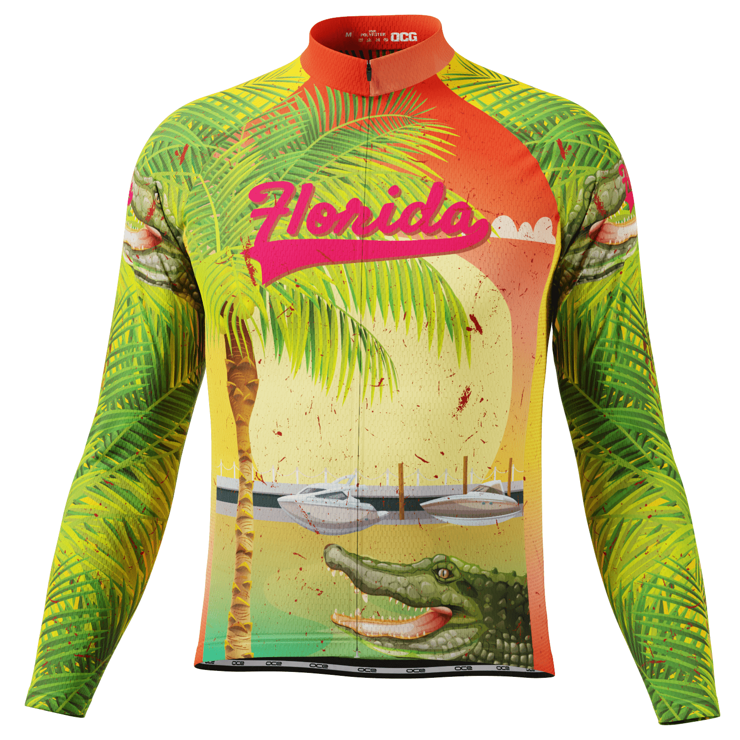 Men's Around The World - Florida Long Sleeve Cycling Jersey