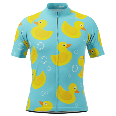 Men's Rubber Duck Short Sleeve Cycling Jersey