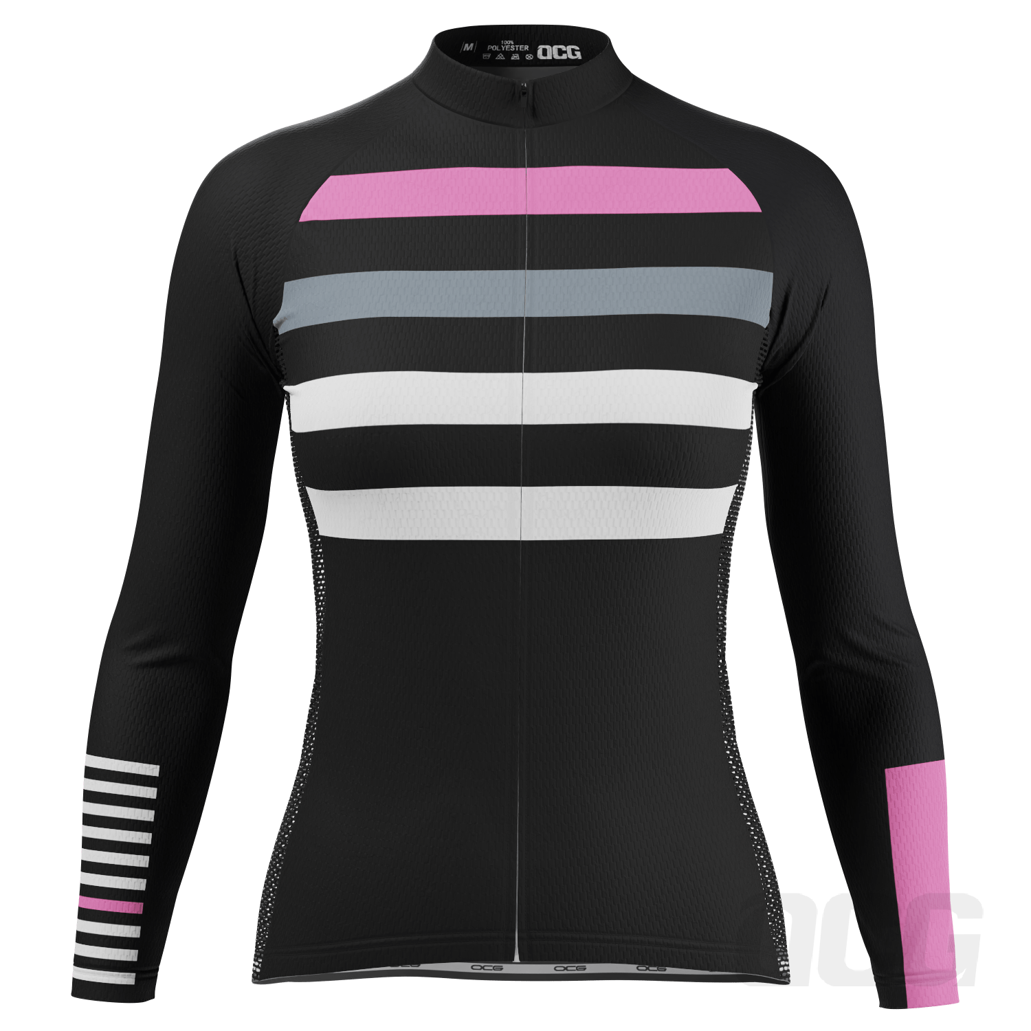 Women's Four Stripe Long Sleeve Cycling Jersey [clearance]