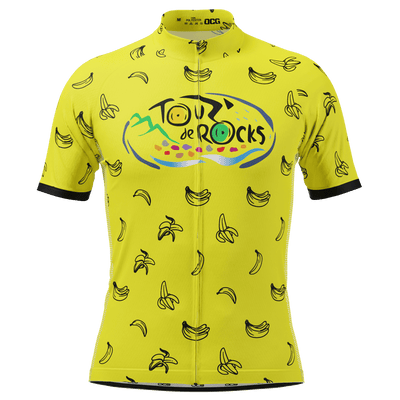 Men's Custom Tour de Rocks Short Sleeve Cycling Jersey