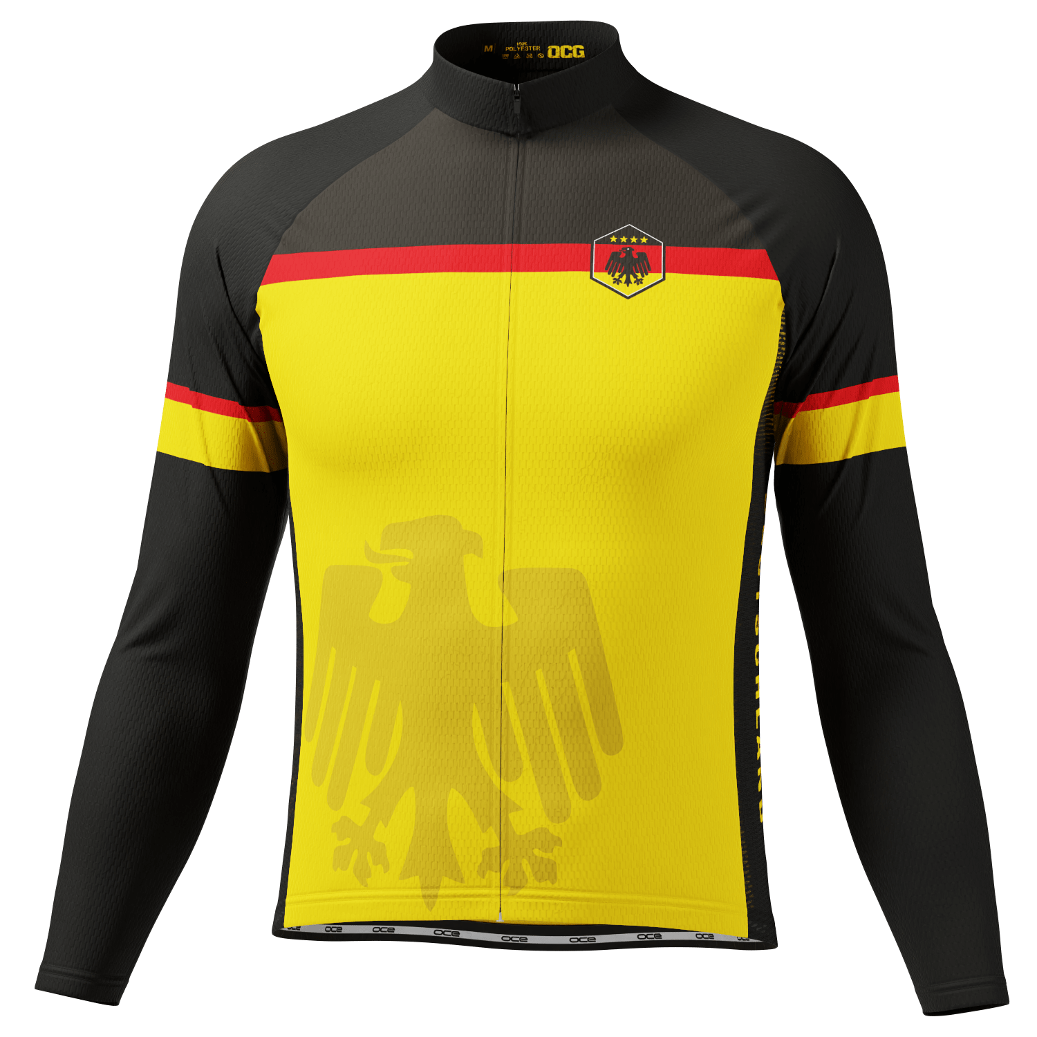 Men's Germany Deutschland Long Sleeve Cycling Jersey