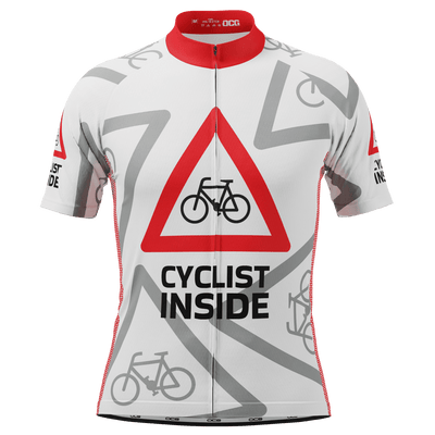 Men's Cyclist Inside Short Sleeve Cycling Jersey