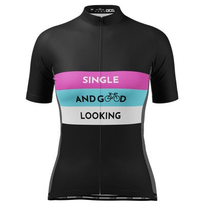 Women's Single and Good Looking Short Sleeve Cycling Jersey