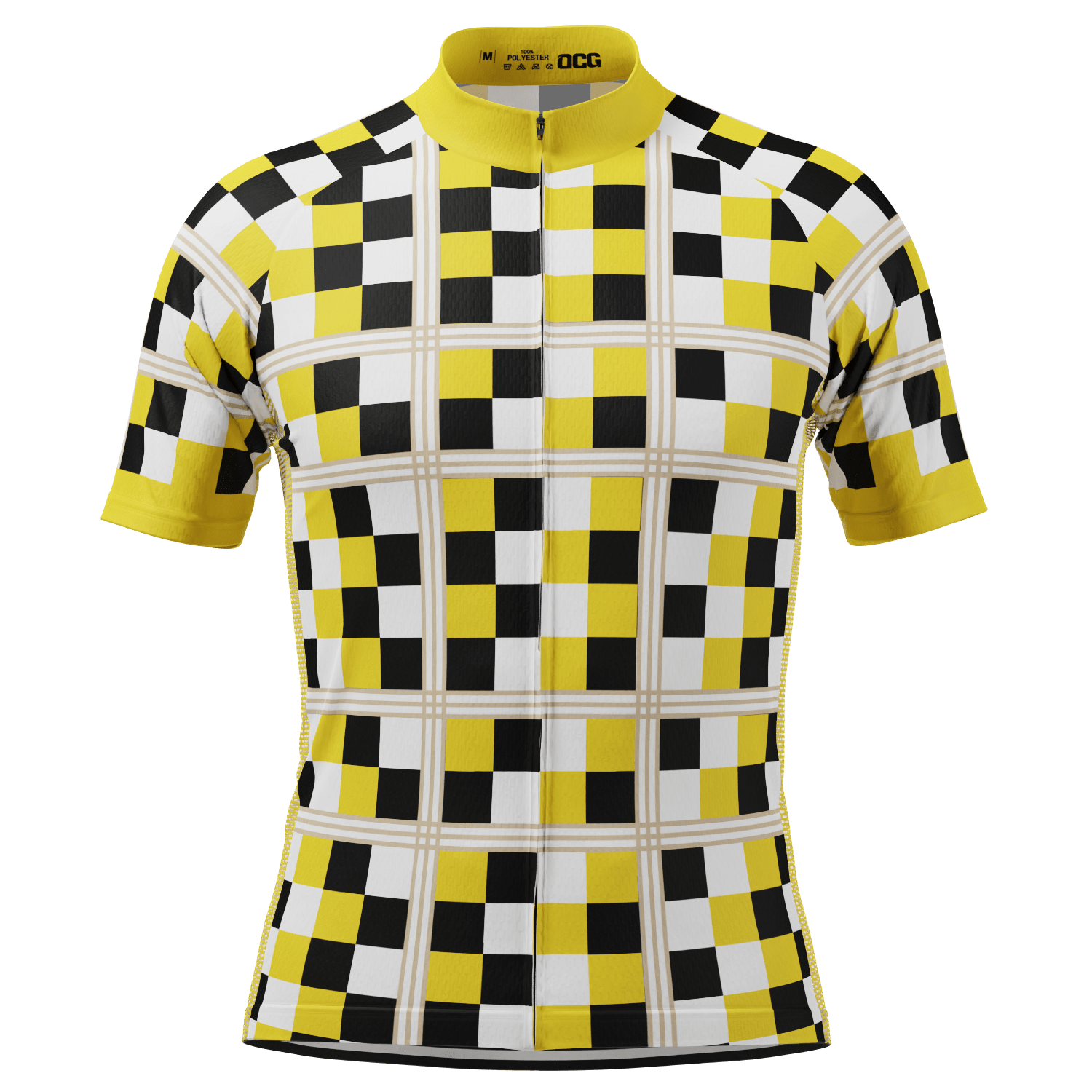 checkered cycling jersey