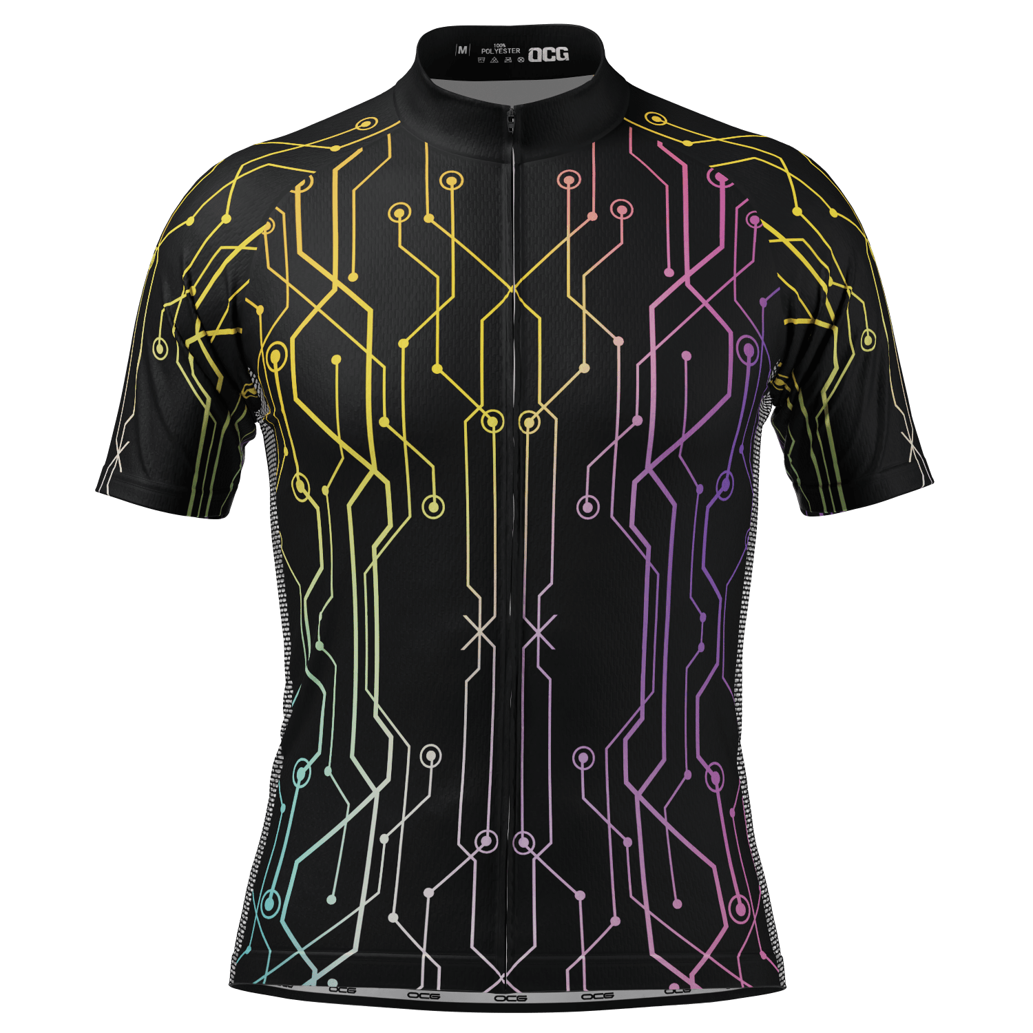 Men's Holographic Circuit Short Sleeve Cycling Jersey