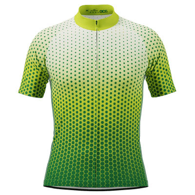 Men's Stippled Dots Short Sleeve Cycling Jersey