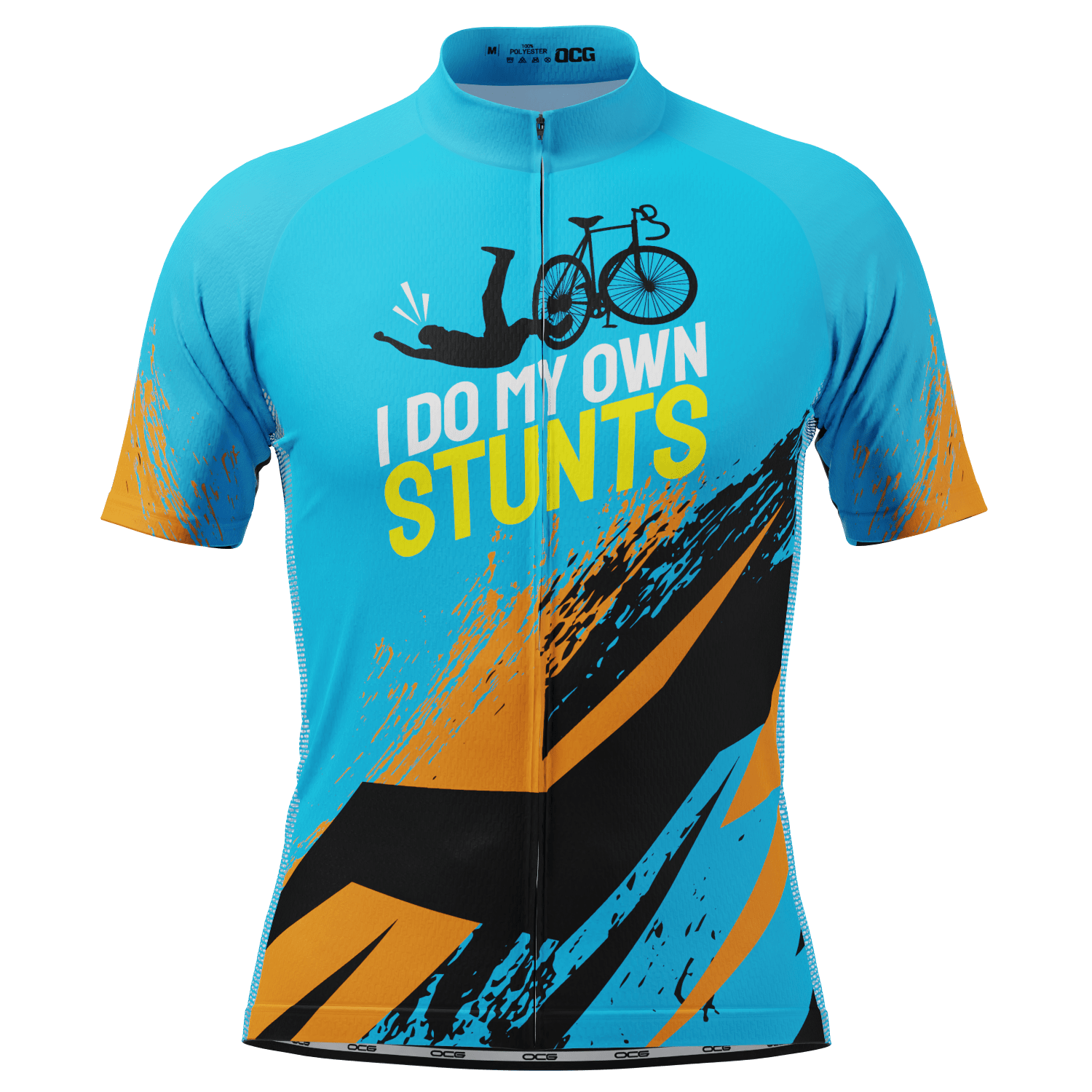 Men's I Do My Own Stunts Short Sleeve Cycling Jersey