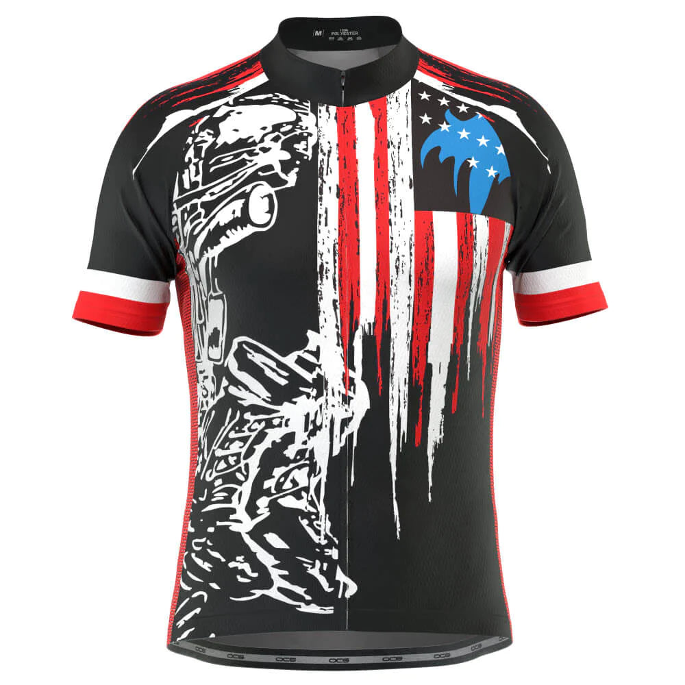 Men's Honor The Fallen Short Sleeve Cycling Jersey