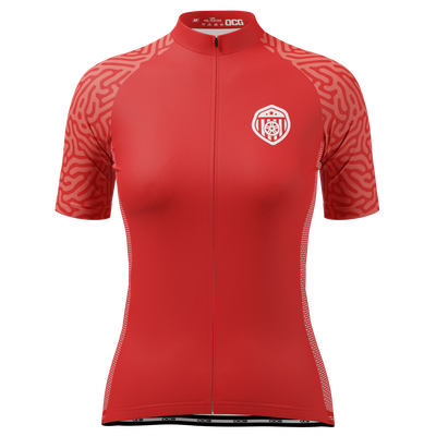 Women's Canada Soccer Short Sleeve Cycling Jersey