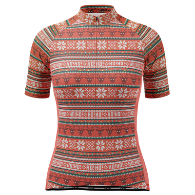 Women's Navidad Short Sleeve Cycling Jersey