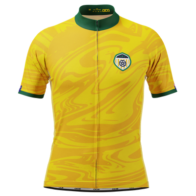 Men's Australia Soccer Team Short Sleeve Cycling Jersey