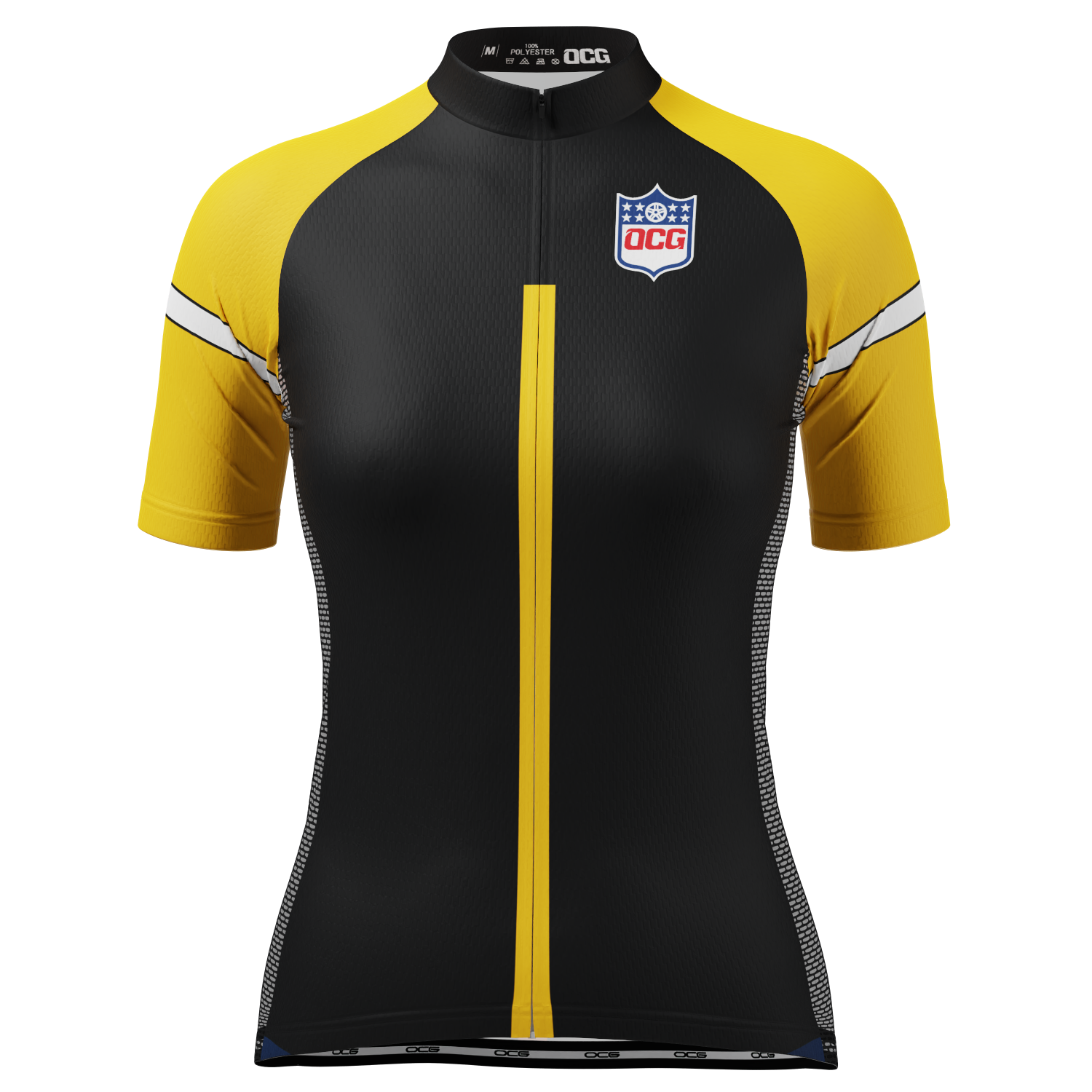 Women's Pittsburg Football Short Sleeve Cycling Jersey