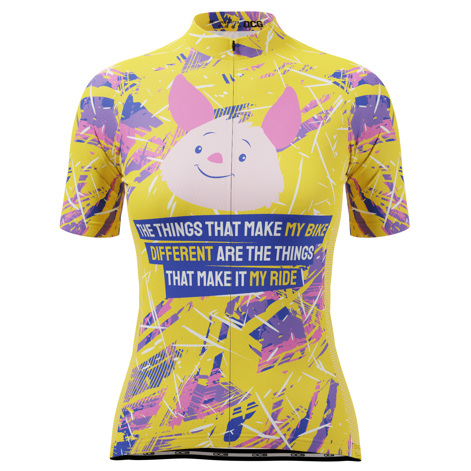 Women's Piglet's Ride Short Sleeve Cycling Jersey