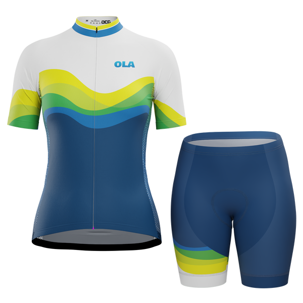 Women's Custom OLA Short Sleeve Cycling Kit