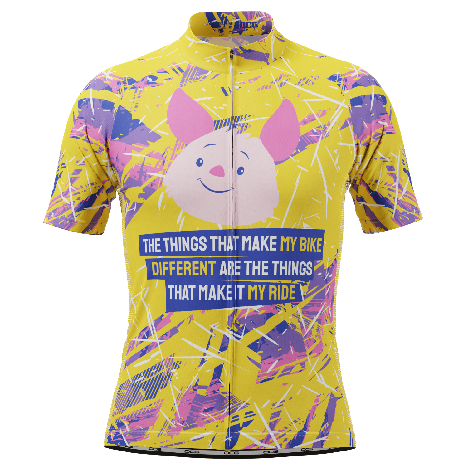 Men's Piglet's Ride Short Sleeve Cycling Jersey