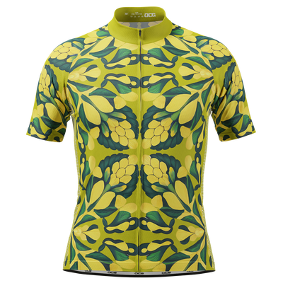 Men's The Golden Wattle Short Sleeve Cycling Jersey