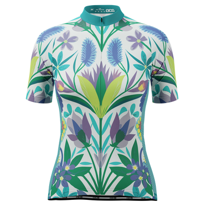 Women's Flowers From Down Under Short Sleeve Cycling Jersey
