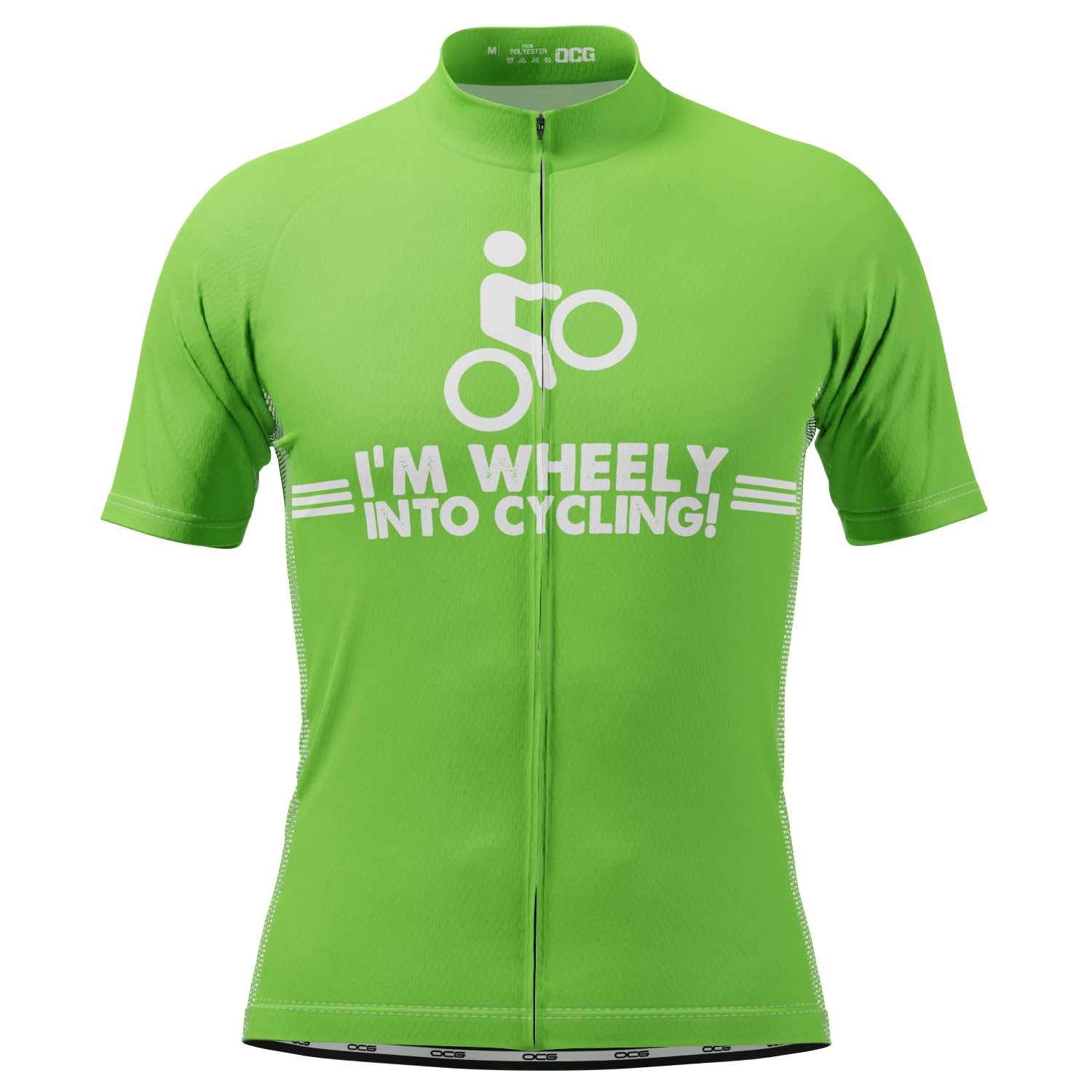 Men's I'm Wheely Into Cycling! Short Sleeve Cycling Jersey