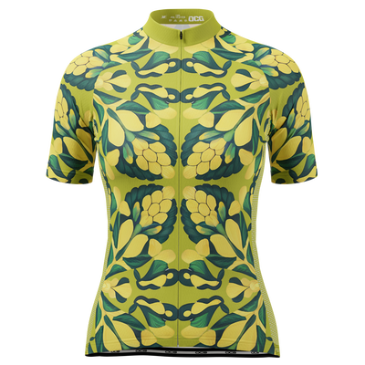 Women's The Golden Wattle Short Sleeve Cycling Jersey