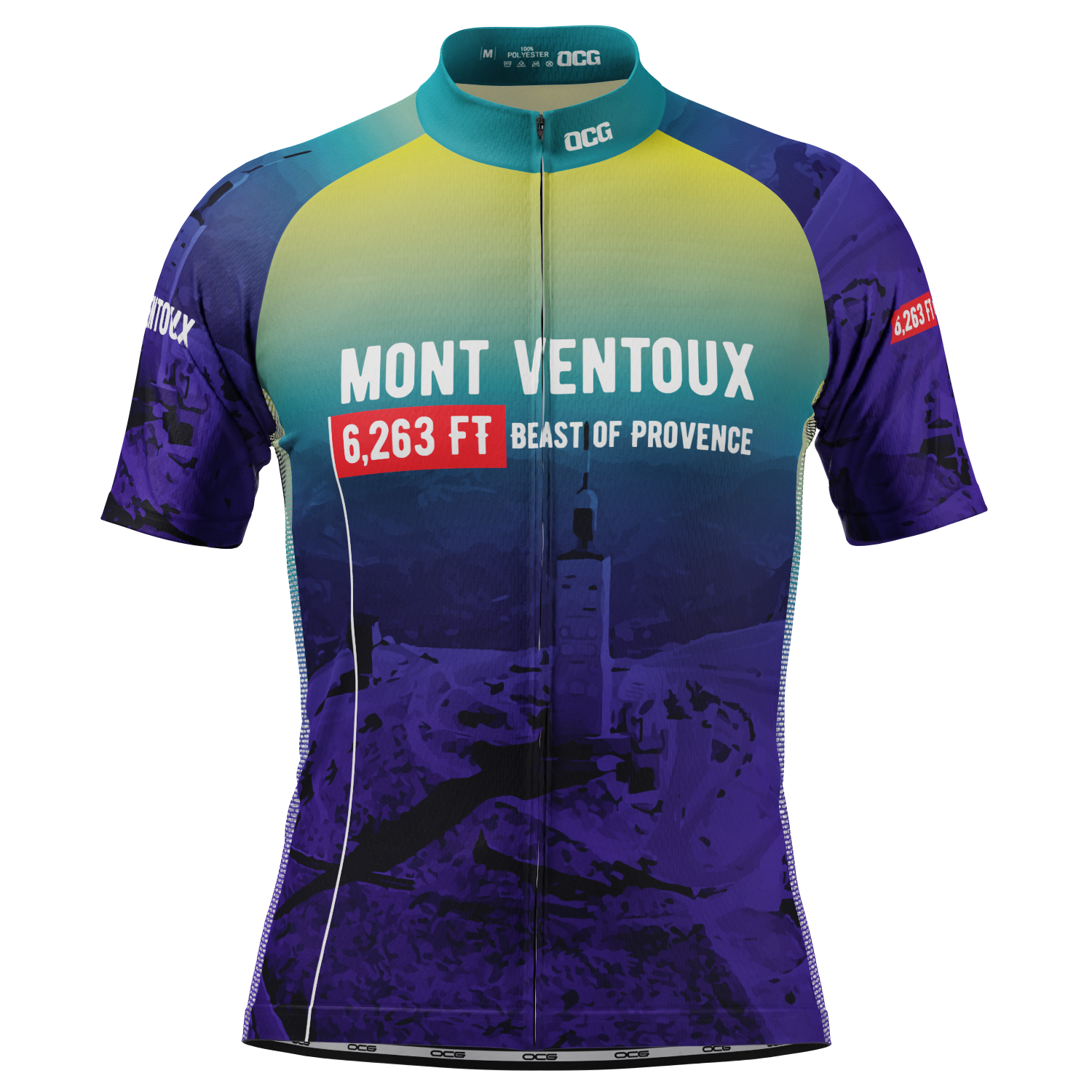 Men's Mont Ventoux Epic Climbs  Short Sleeve Cycling Jersey