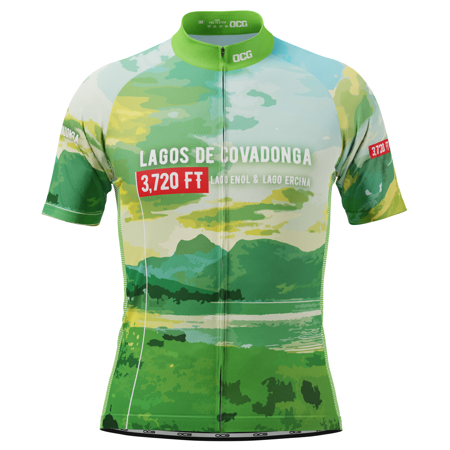 Men's  Lagos de Covadonga Epic Climbs  Short Sleeve Cycling Jersey