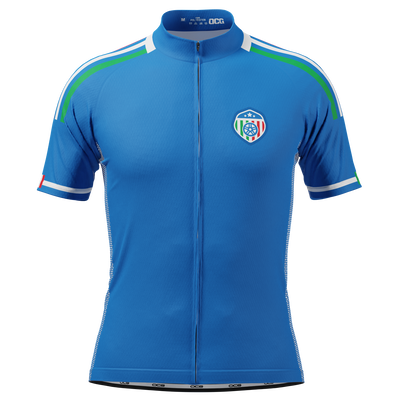 Men's Italy Soccer Short Sleeve Cycling Jersey