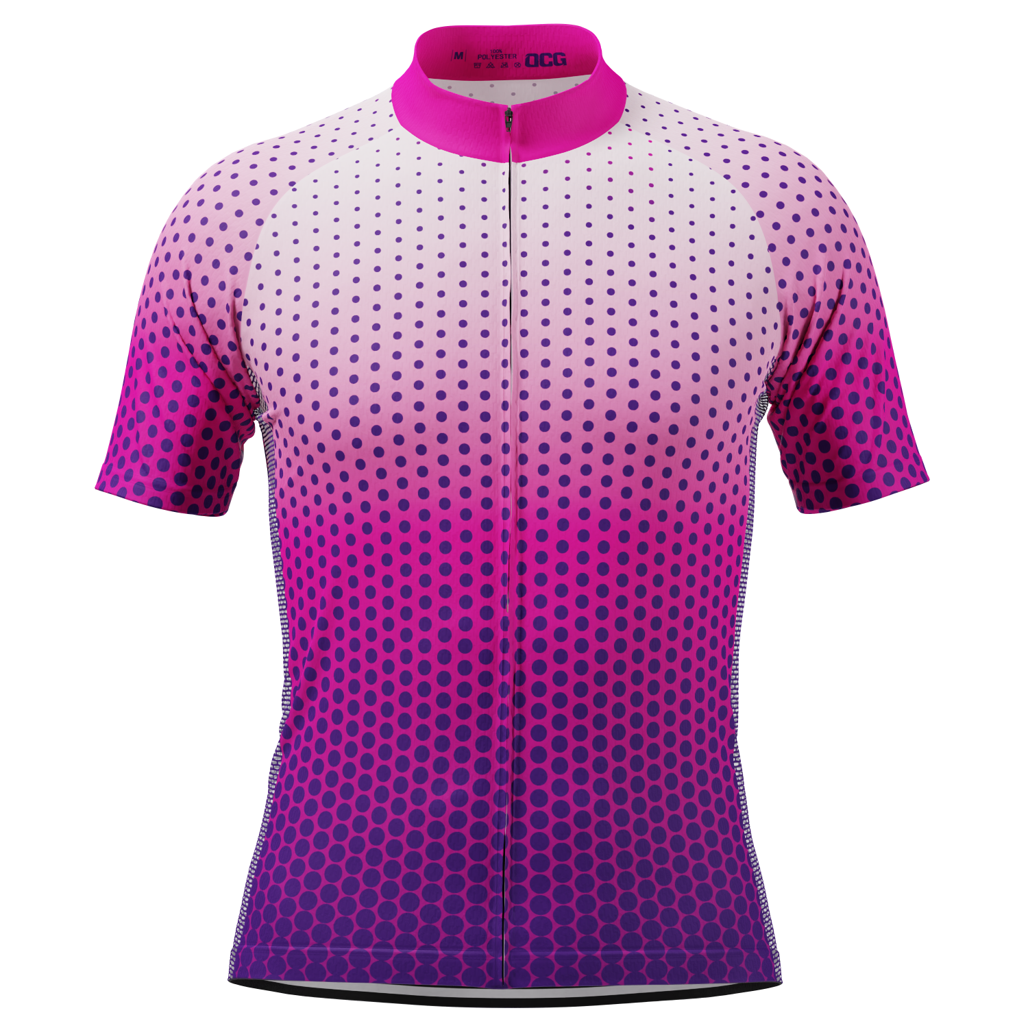 Men's Stippled Dots Short Sleeve Cycling Jersey