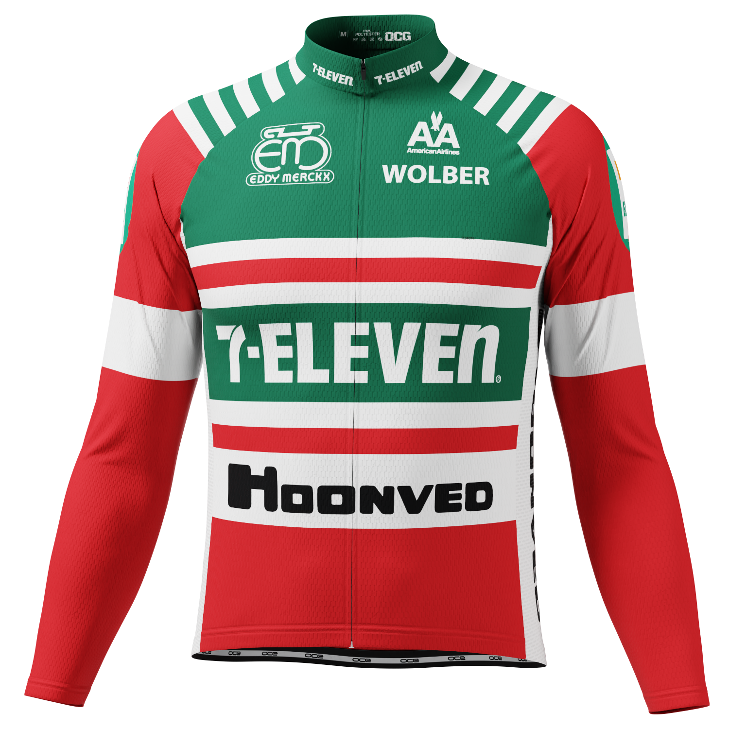 Men's Seven El Team Retro Long Sleeve Cycling Jersey