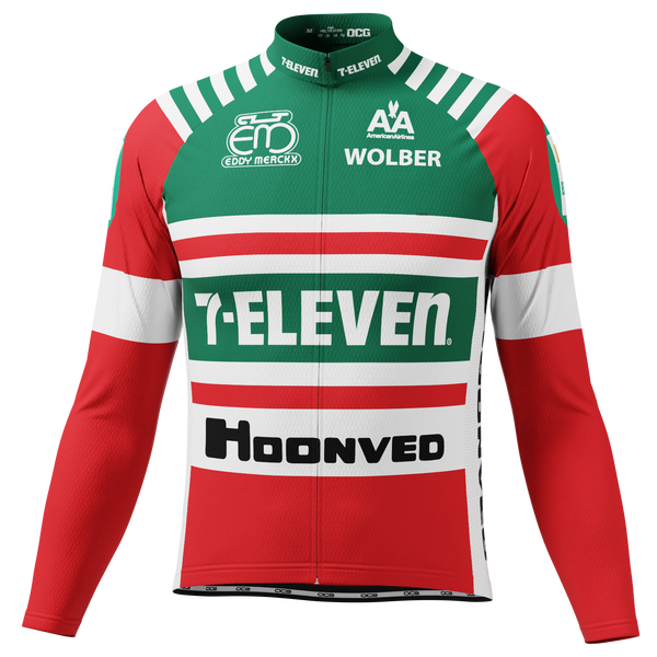 Men's Seven El Team Retro Long Sleeve Cycling Jersey