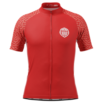 Men's Canada Soccer Short Sleeve Cycling Jersey