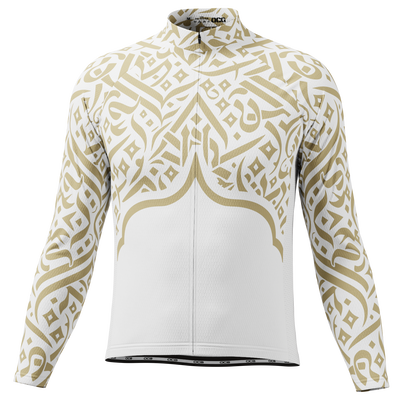 Men's Calligraphy Long Sleeve Cycling Jersey Premium Performance