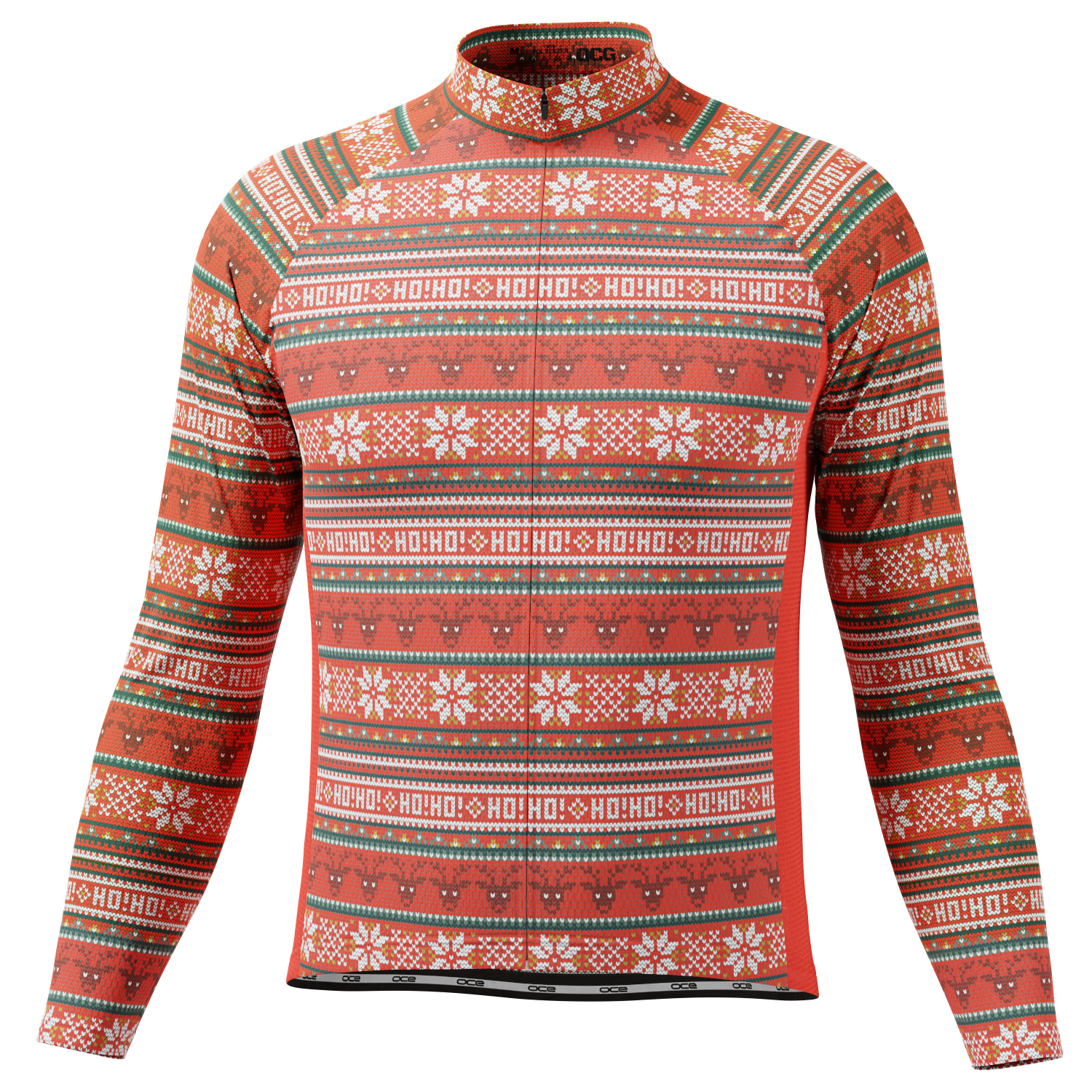 Men's Navidad Long Sleeve Cycling Jersey