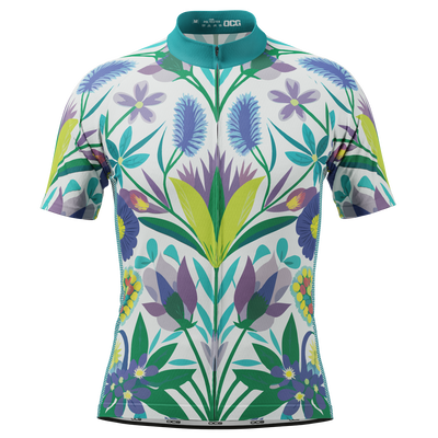 Men's Flowers From Down Under Short Sleeve Cycling Jersey