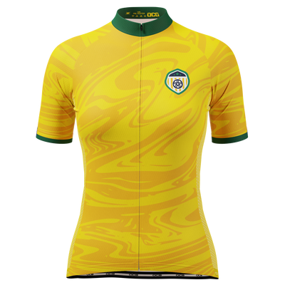 Women's Australia Soccer Team Short Sleeve Cycling Jersey