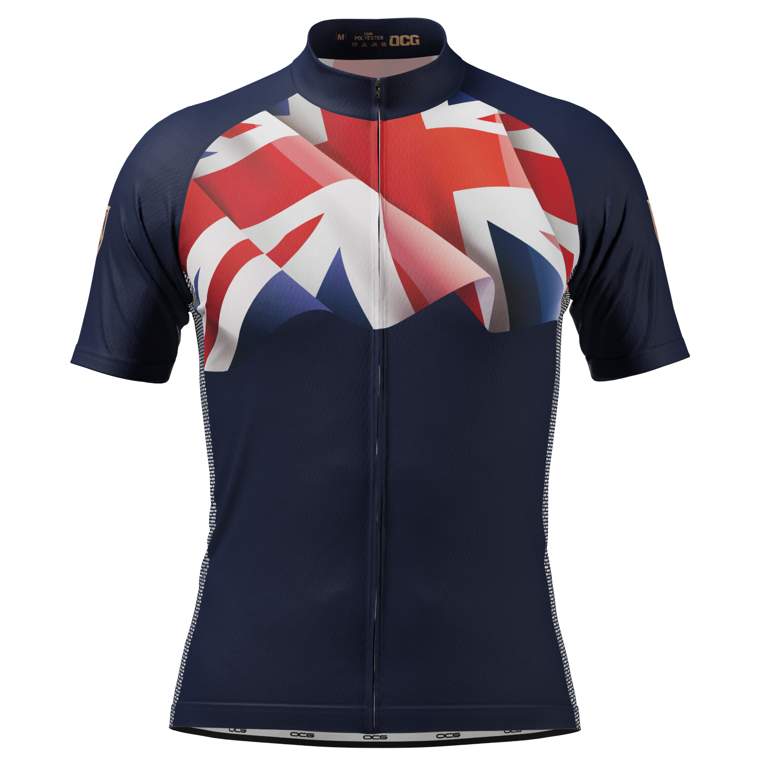 Men's UK Flag Short Sleeve Cycling Jersey
