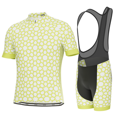 Men's Islamic Geometry Short Sleeve Cycling Kit Quick-Dry Comfort