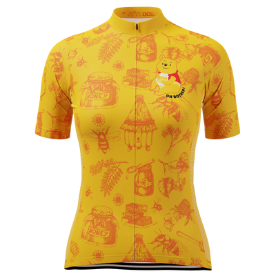 Women's Winnie The Pooh Oh Bother! Short Sleeve Cycling Jersey