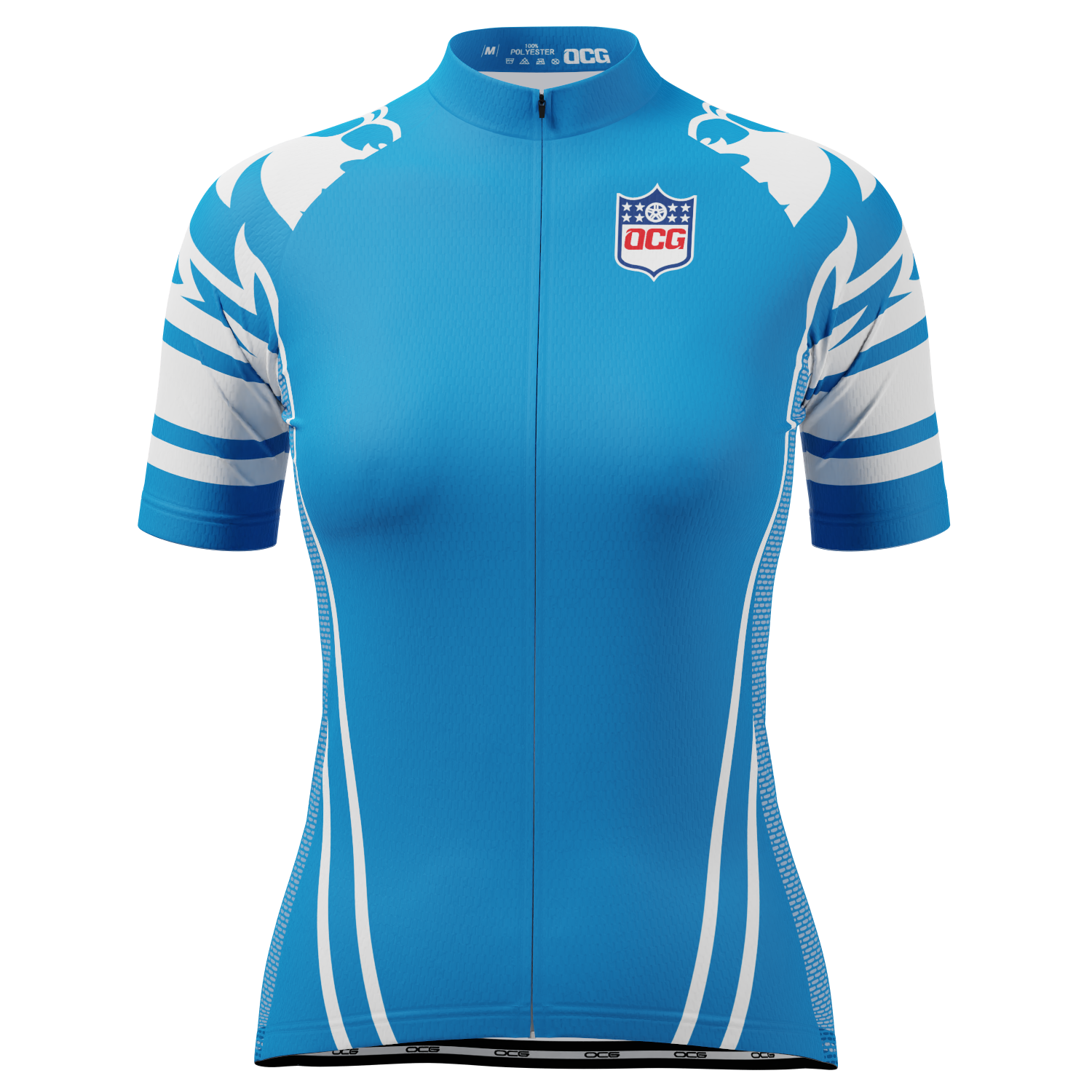 Women's Detroit Football Short Sleeve Cycling Jersey