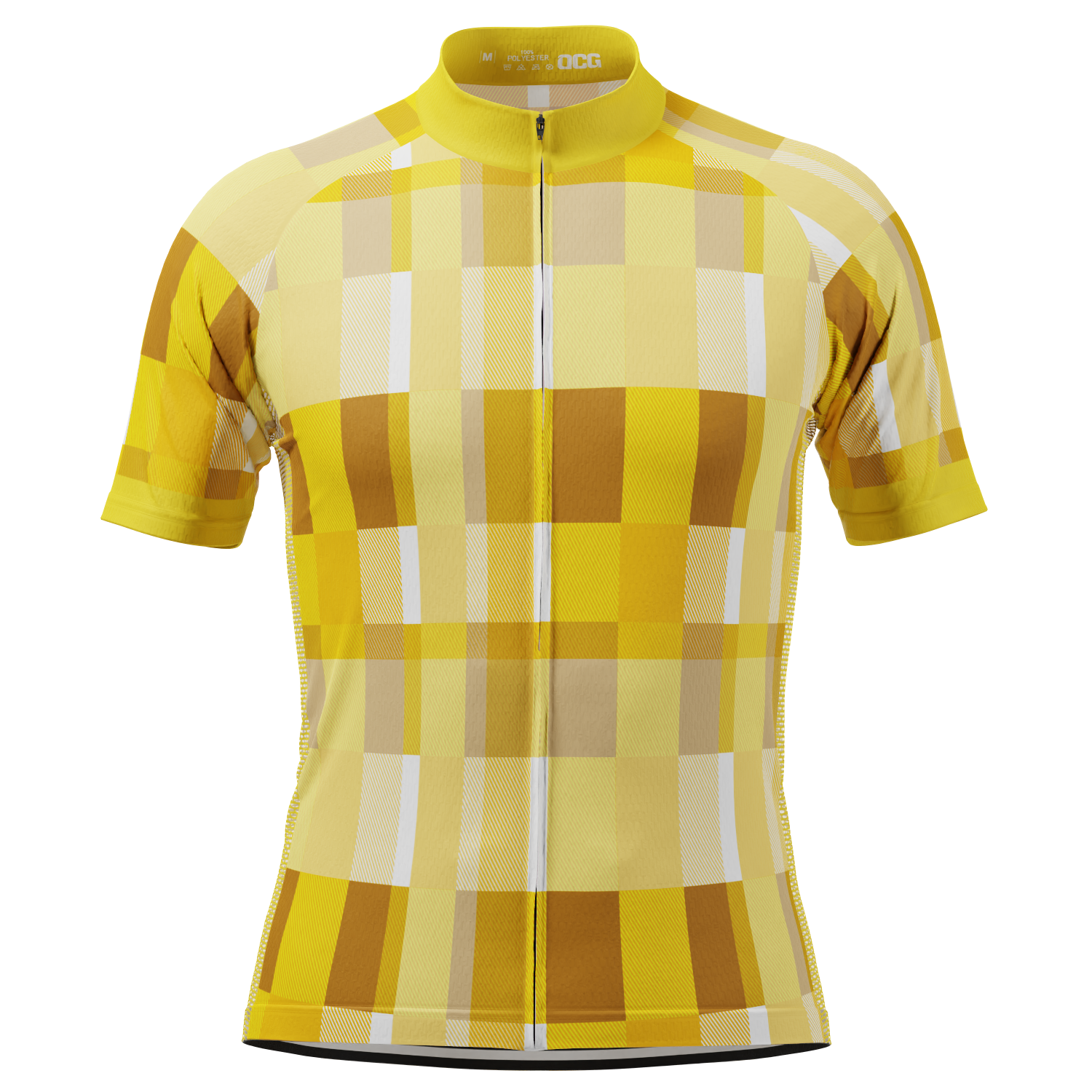 Men's Classic Tartan Short Sleeve Cycling Jersey