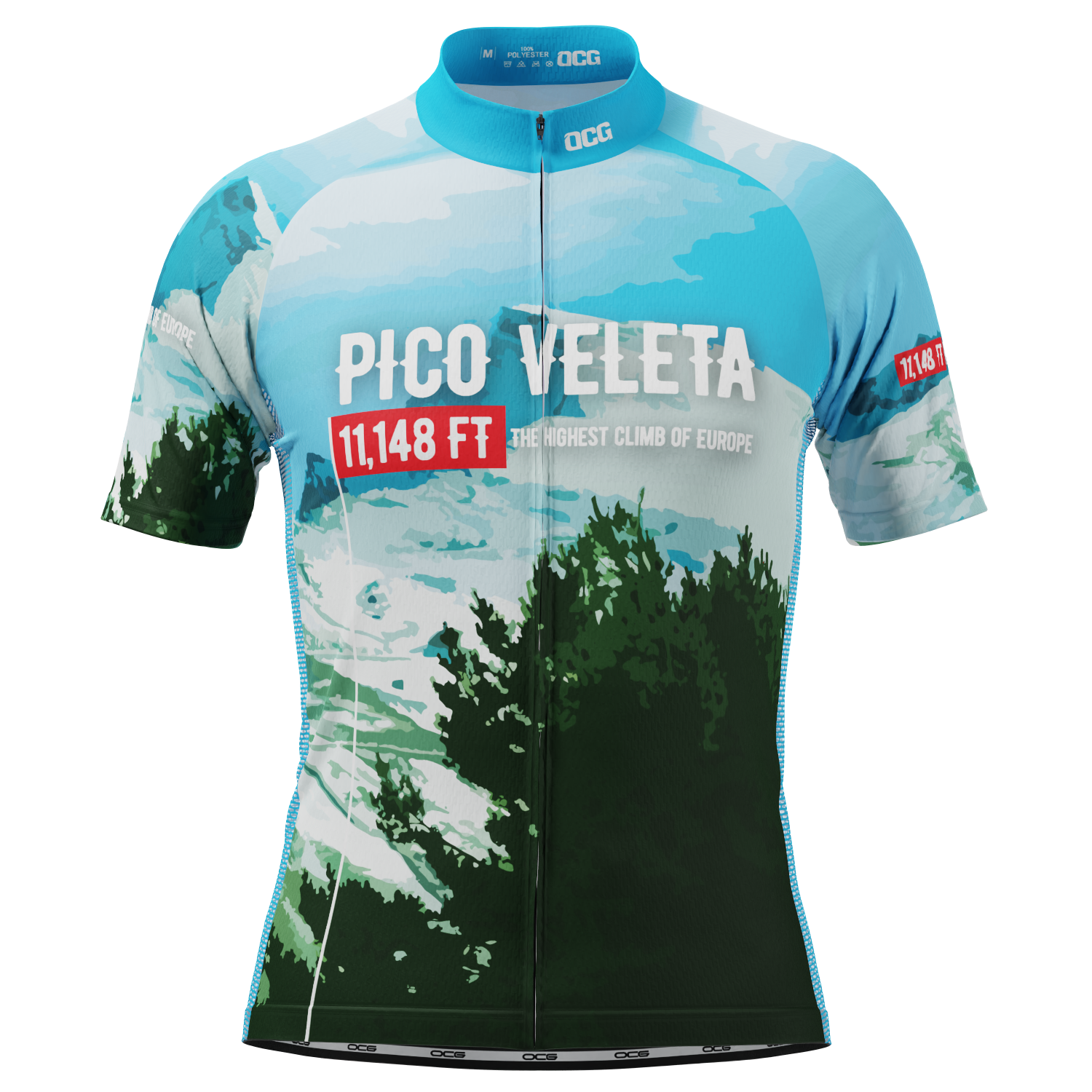 Men's  Pico Veleta Epic Climbs  Short Sleeve Cycling Jersey